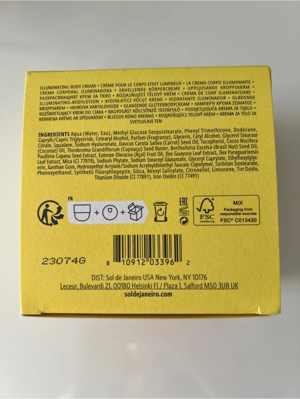 Sol de Janeiro Rio Radiance Cream - Cheirosa 87 Fragrance - Discontinued